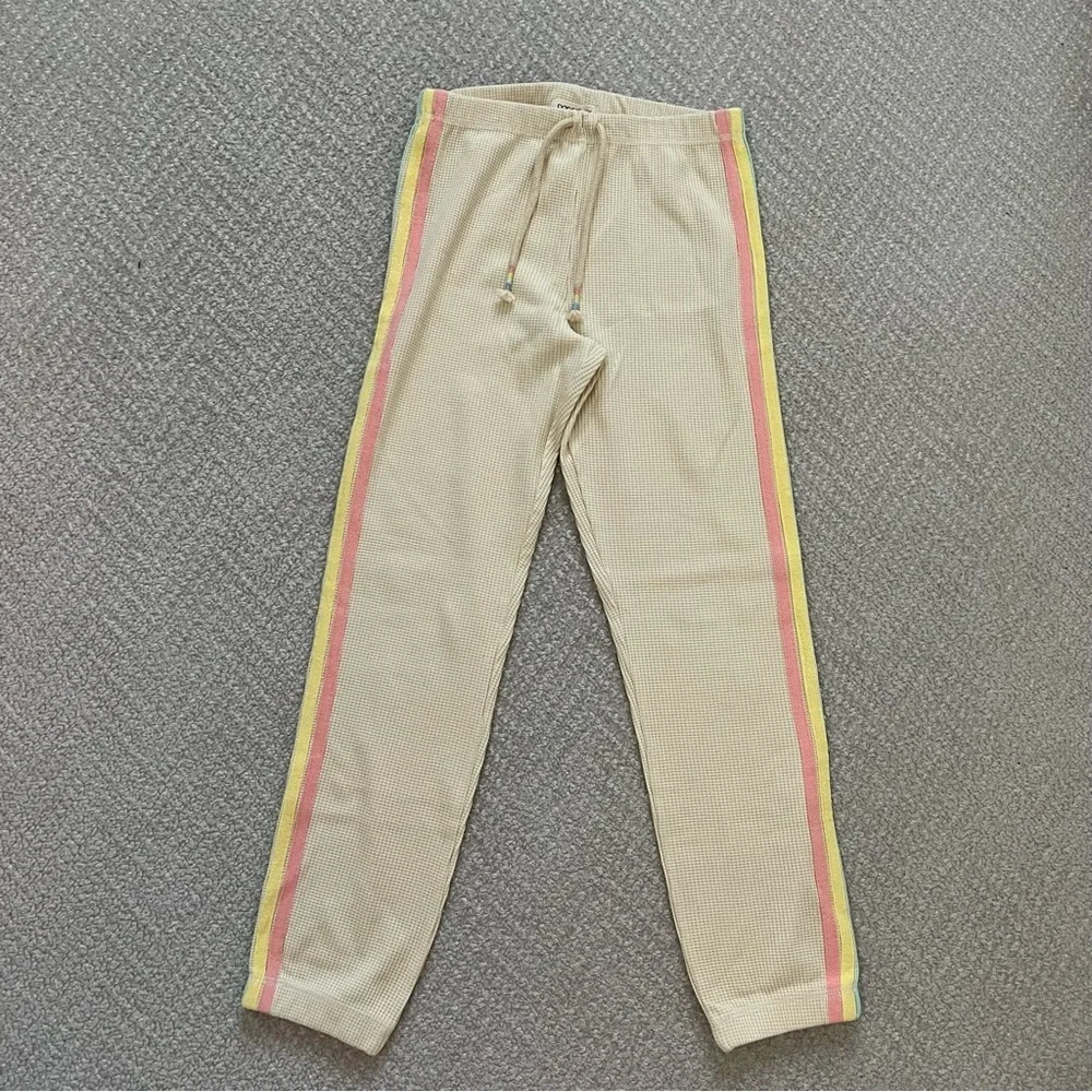 Paper Flower Striped Joggers